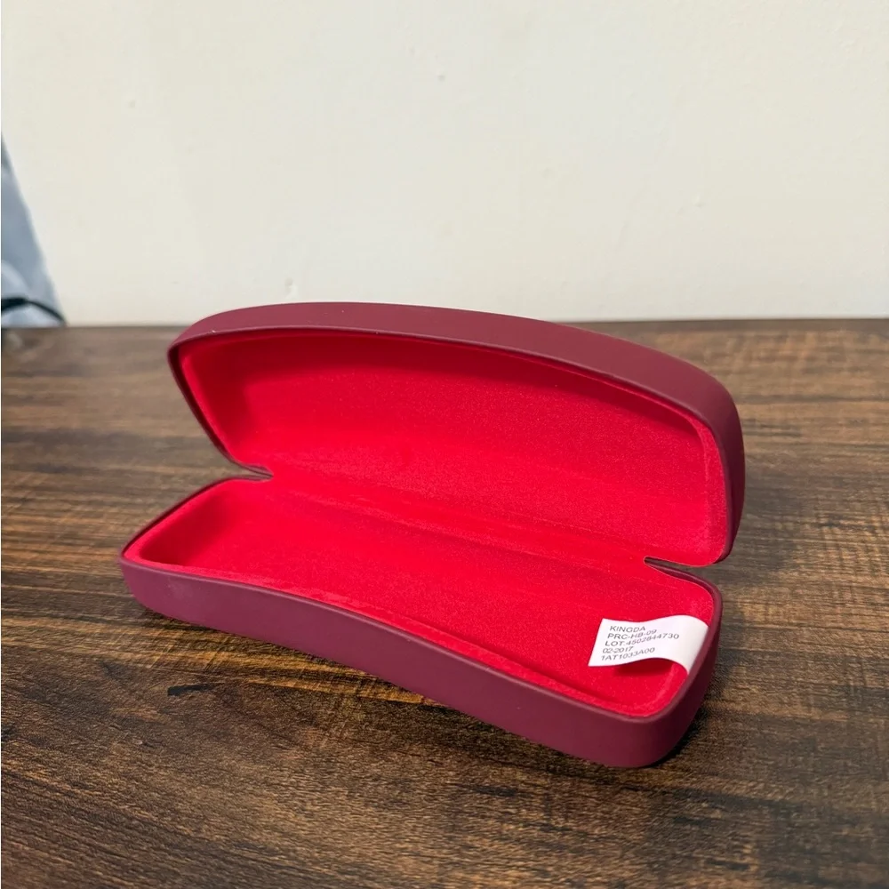 Ray-Ban Maroon Red Hard Eyeglasses Sunglasses Case